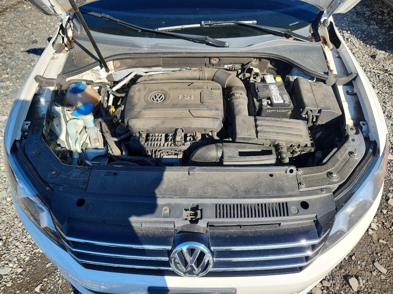 2015 Volkswagen Passat Se Белый vin: 1VWBT7A30FC005124
