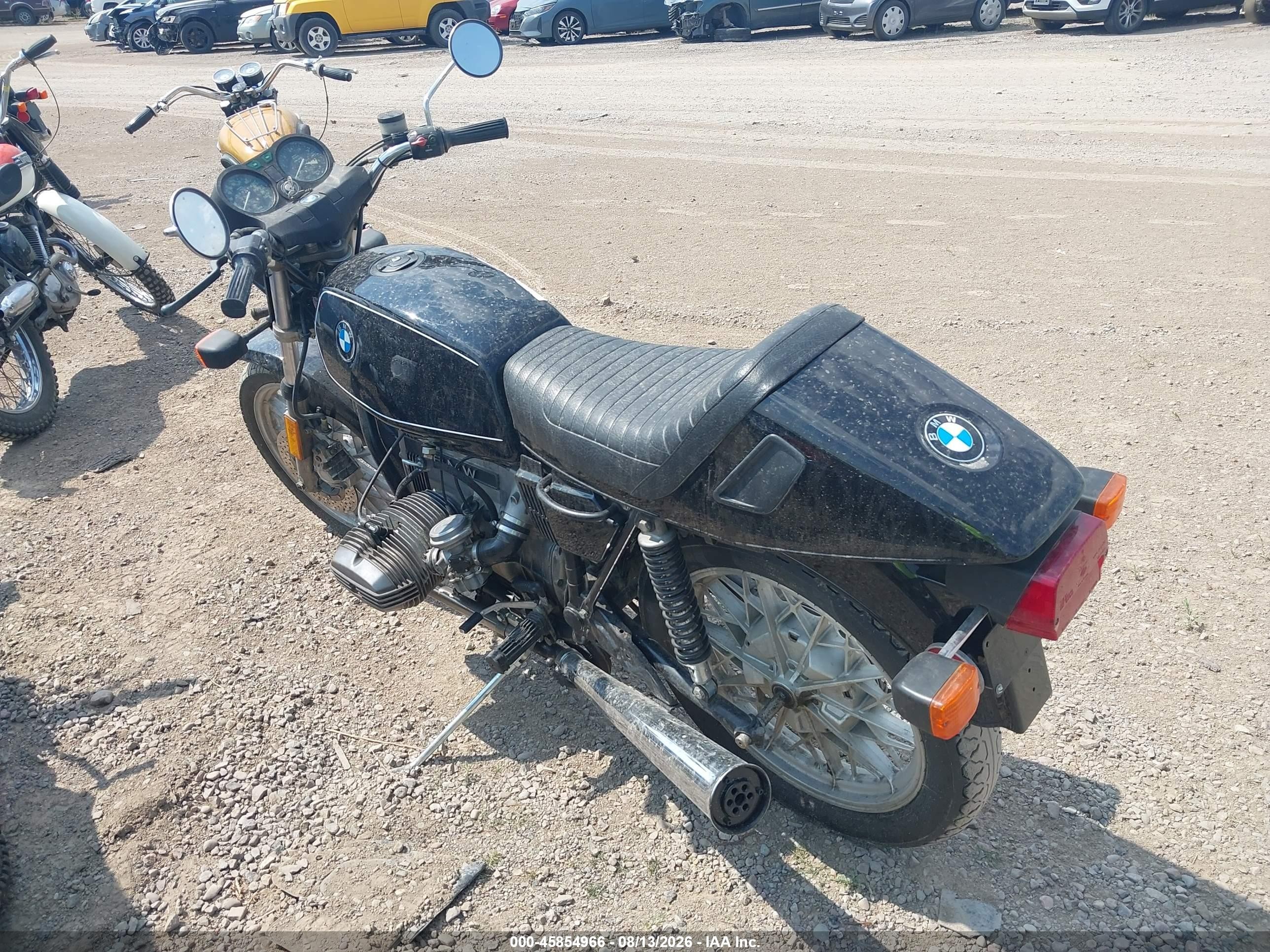 1979 Bmw Motorcycle R65 Black vin: 6381403