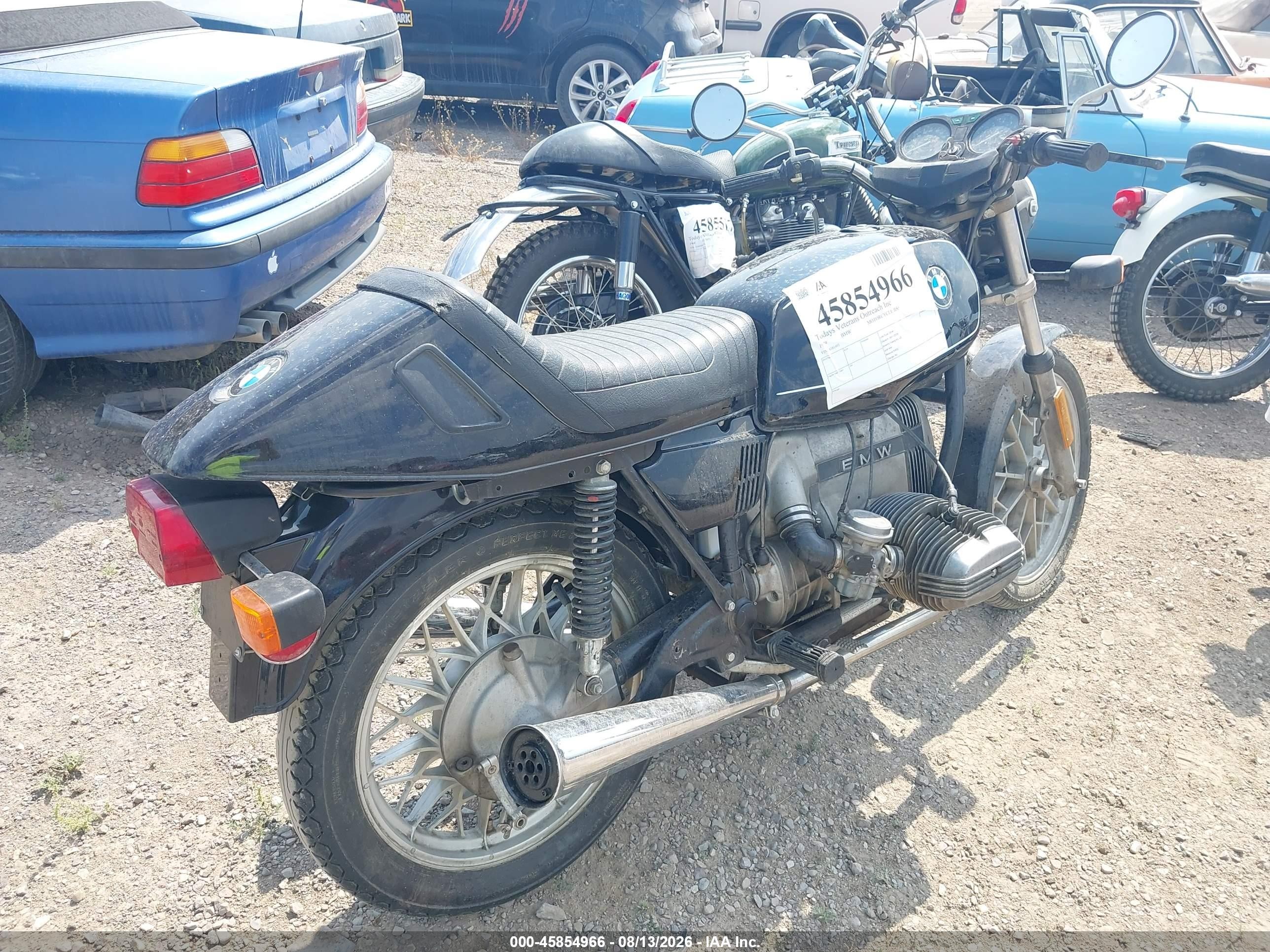 1979 Bmw Motorcycle R65 Black vin: 6381403
