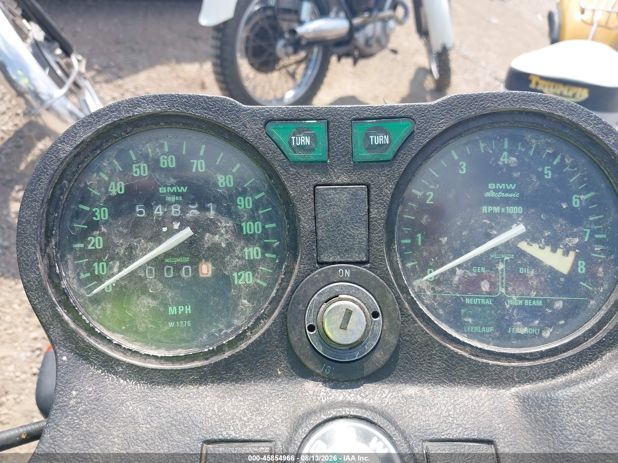 1979 Bmw Motorcycle R65 Black vin: 6381403