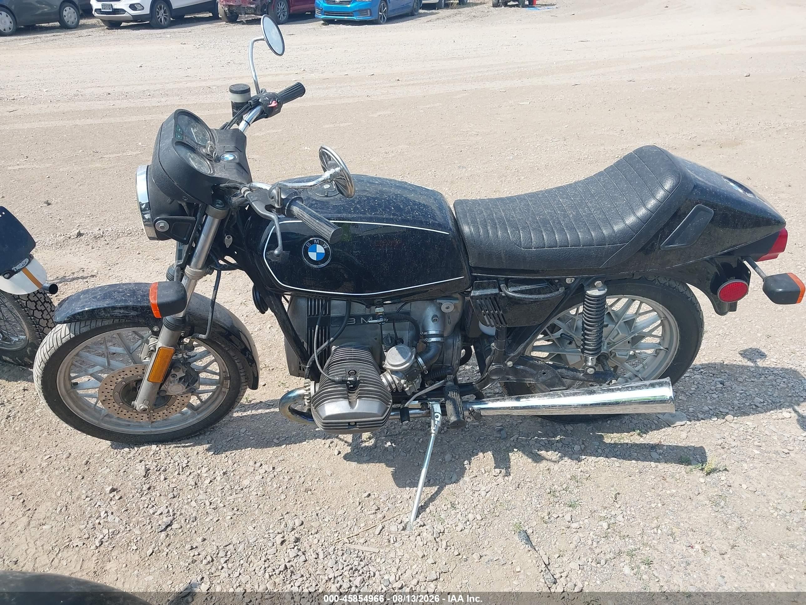 1979 Bmw Motorcycle R65 Black vin: 6381403