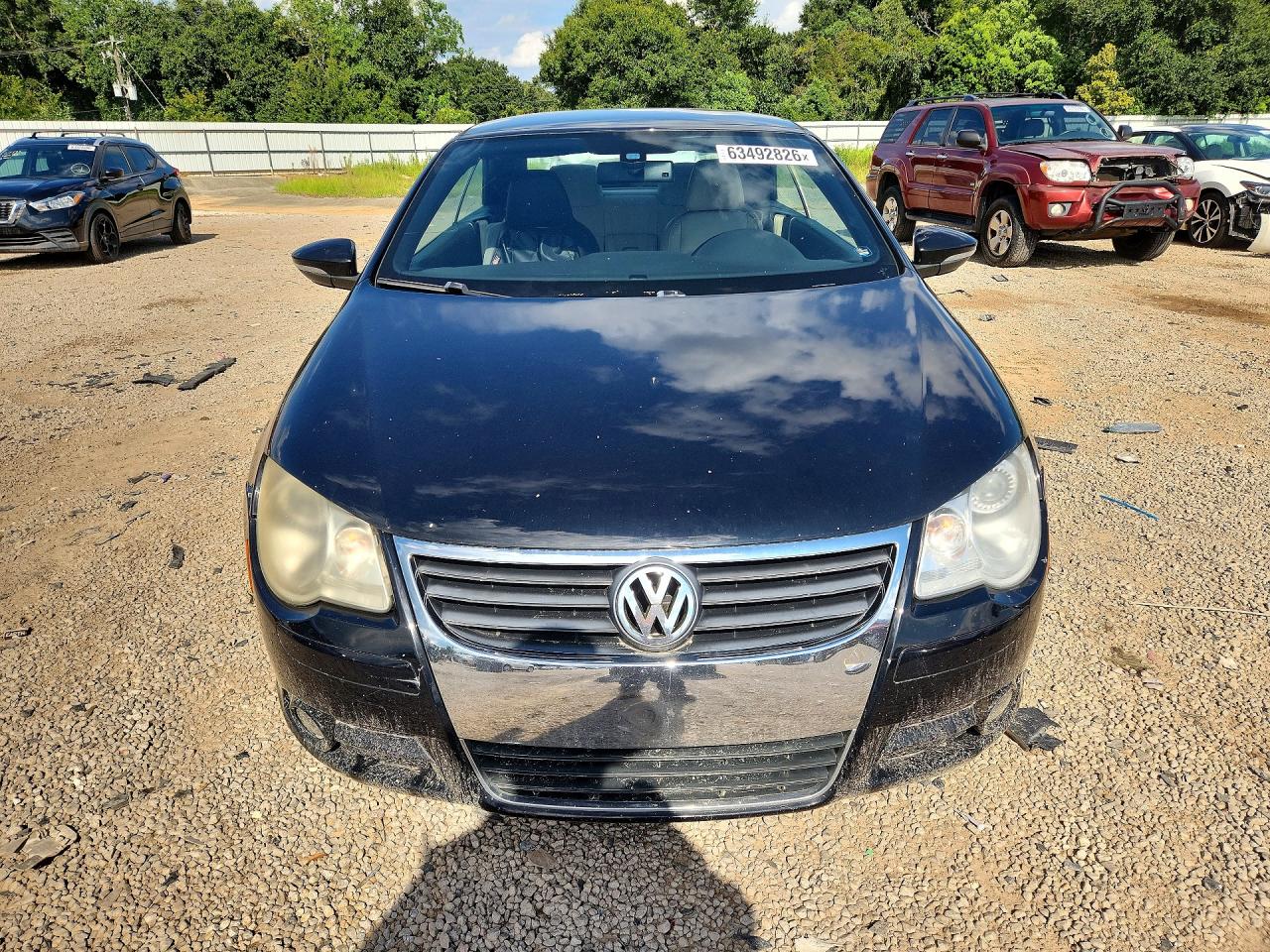2009 Volkswagen Eos Lux Black vin: WVWFA71F99V014823