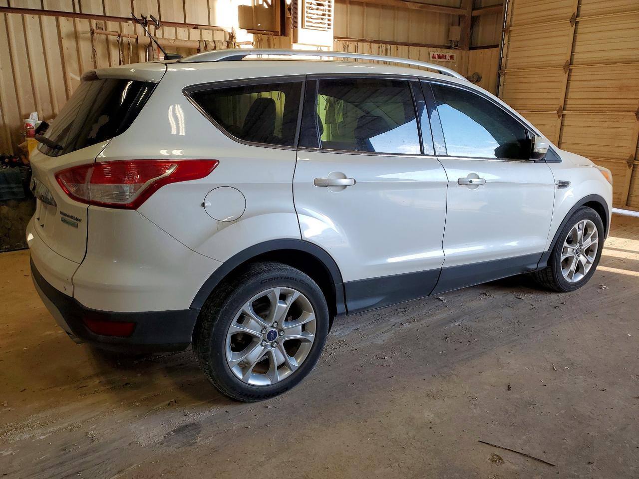 2015 Ford Escape Titanium Белый vin: 1FMCU0JX2FUC24994
