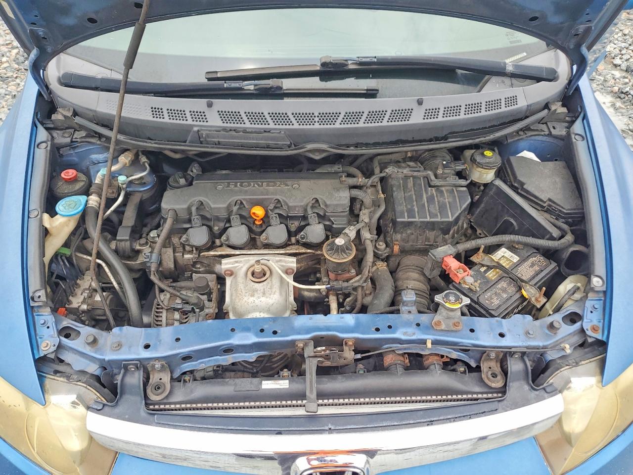 2007 Honda Civic Lx Blue vin: 1HGFA16517L001412