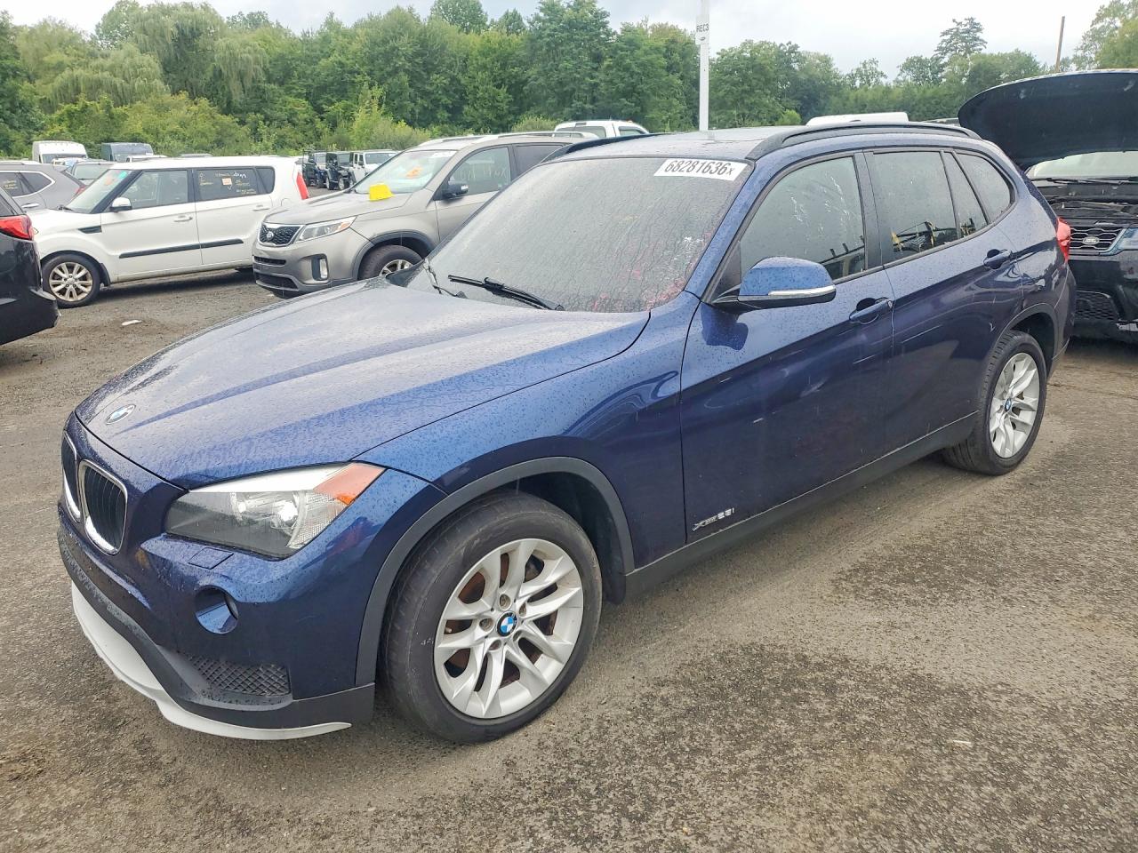 2015 Bmw X1 Xdrive28i Blue vin: WBAVL1C59FVY37039