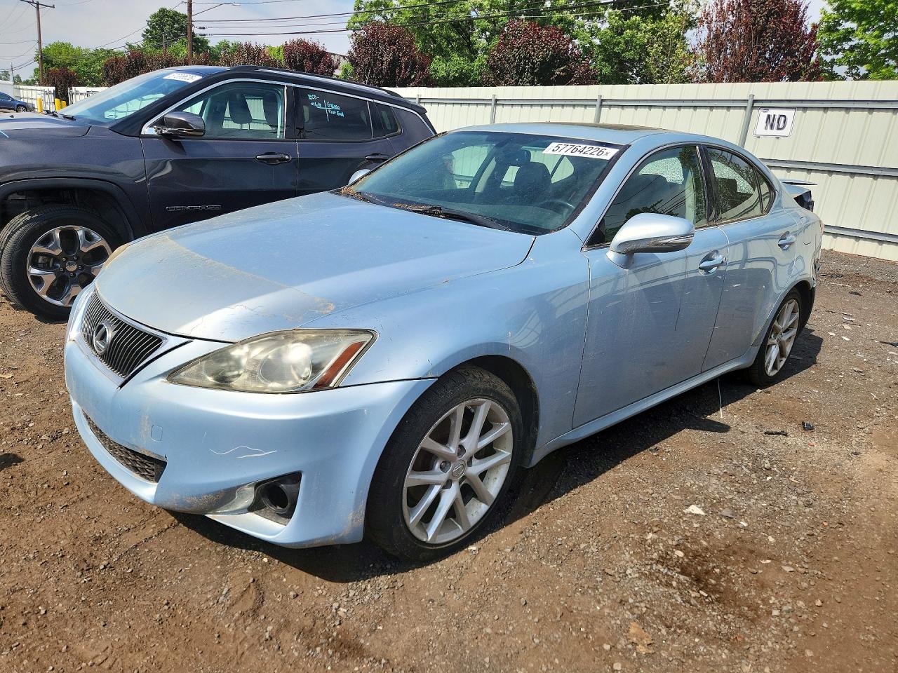 2011 Lexus Is 250 Blue vin: JTHCF5C25B5045834