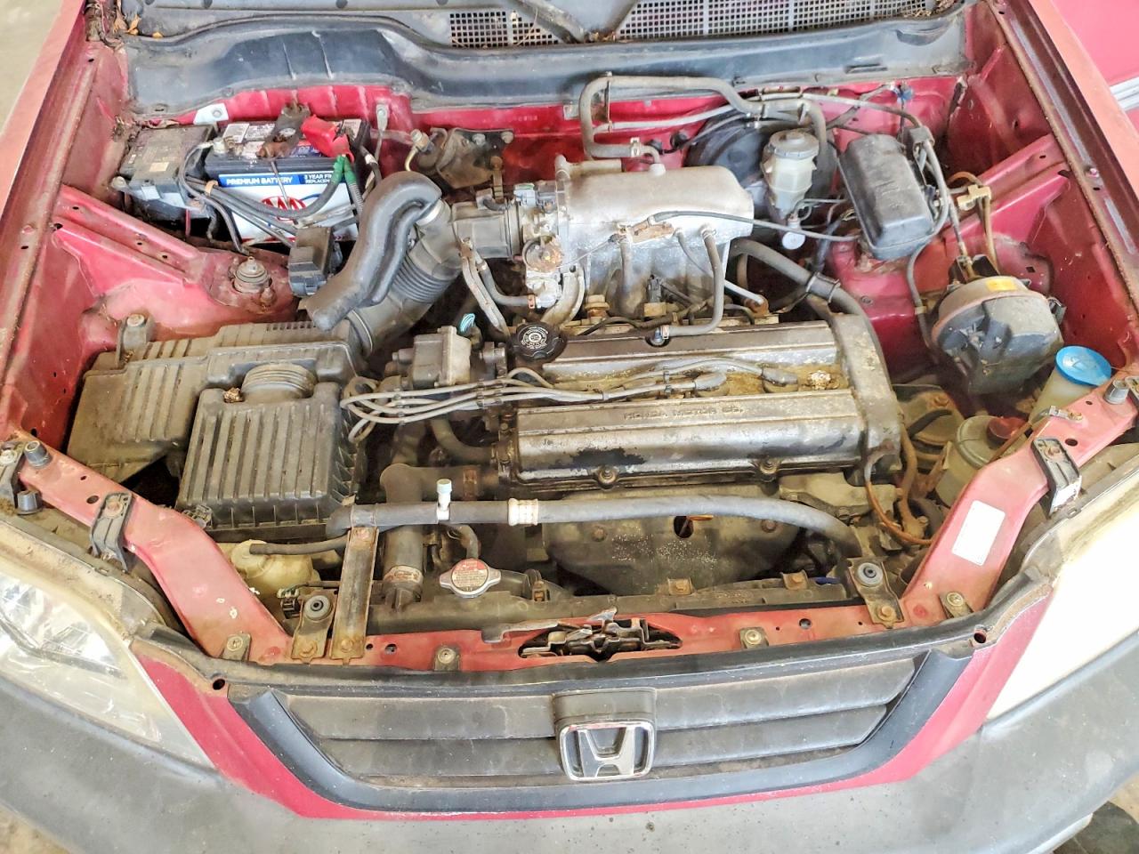 1998 Honda Cr-v Ex Красный vin: JHLRD1860WC096474
