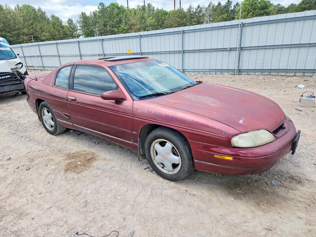 1996 Chevrolet Monte Carlo Z34 Burgundy vin: 2G1WX12X4T9256831