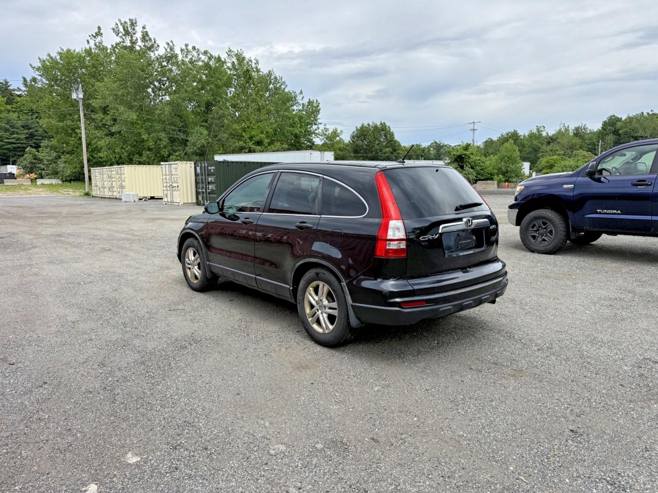 2010 Honda Cr-v Ex Black vin: 5J6RE4H53AL049865