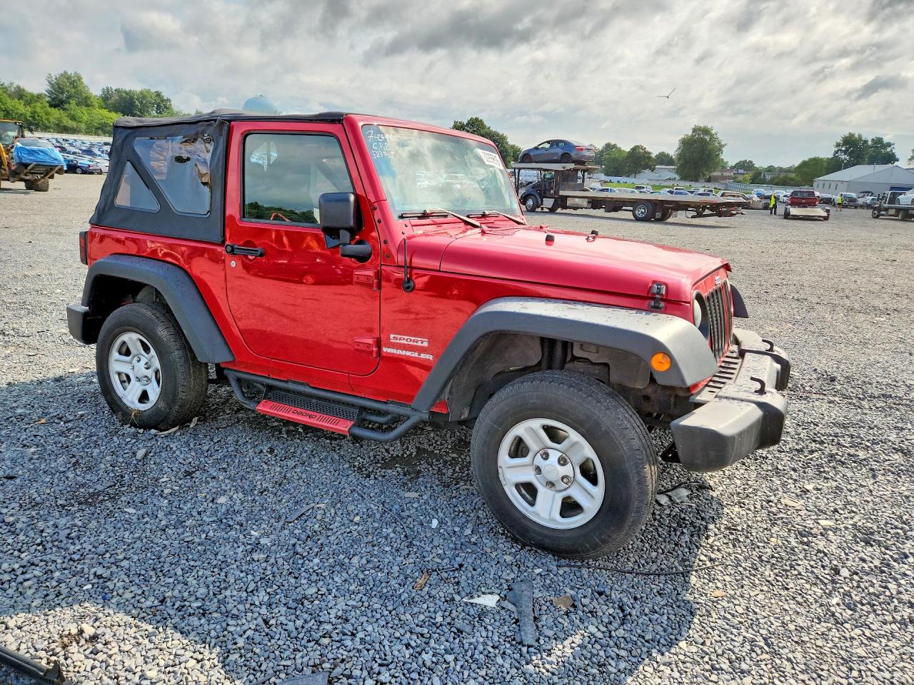 2011 Jeep Wrangler Sport Red vin: 1J4AA2D16BL583735