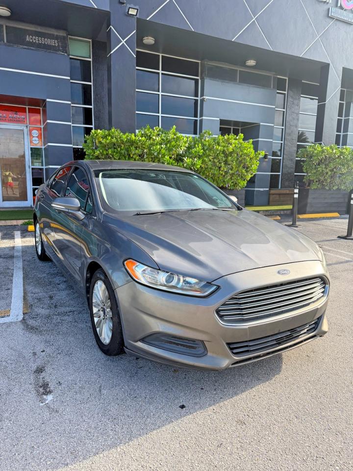 2013 Ford Fusion Se Hybrid Gray vin: 3FA6P0LU4DR217938