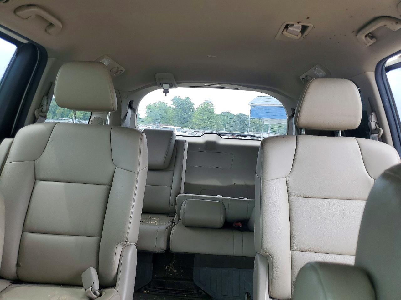2014 Honda Odyssey Touring White vin: 5FNRL5H95EB078829