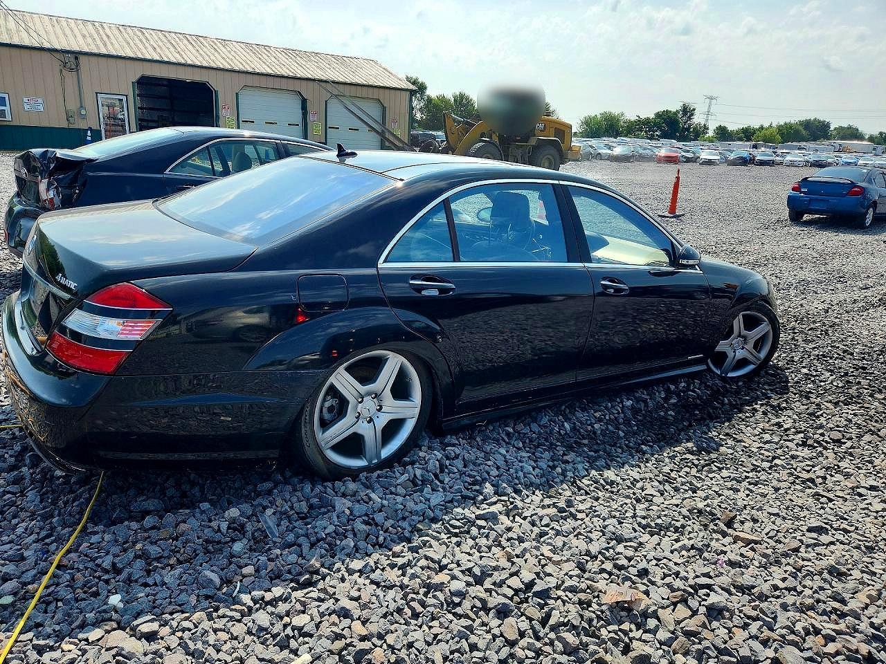 2008 Mercedes-benz S 550 4matic Black vin: WDDNG86XX8A184931