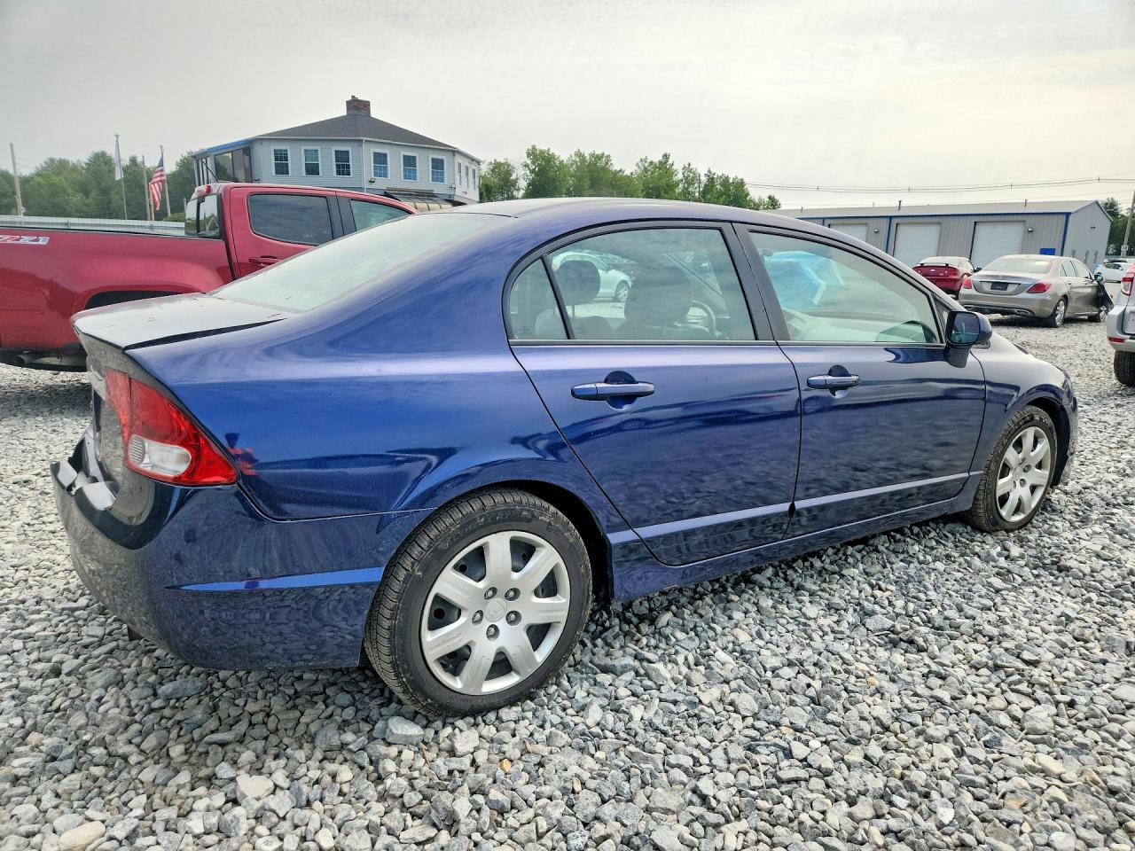 2010 Honda Civic Lx Blue vin: 2HGFA1E59AH551012