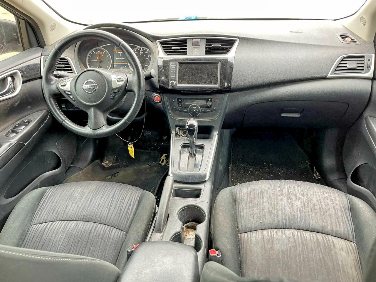 2019 Nissan Sentra Sv Gray vin: 3N1AB7AP4KY447025
