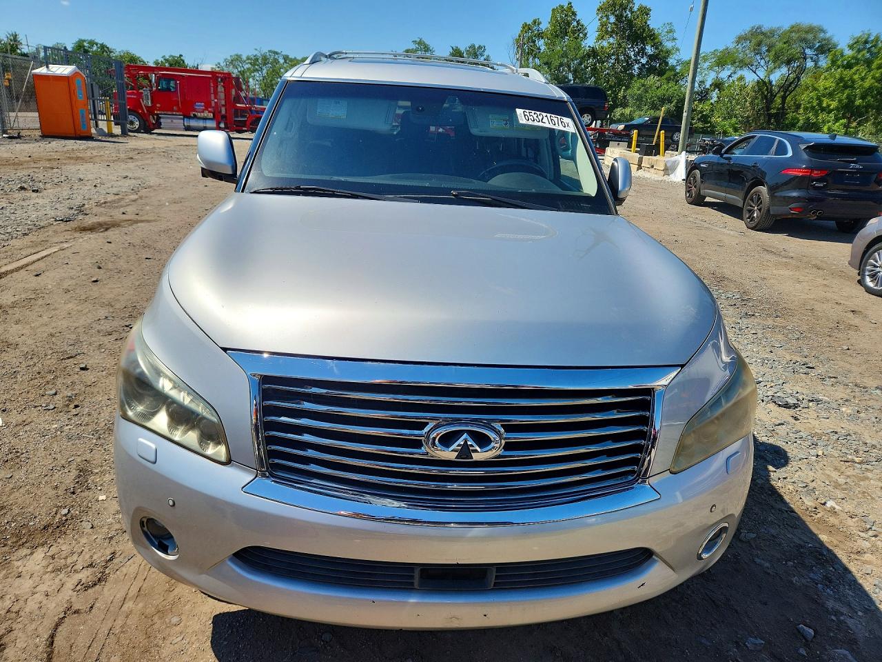 2013 Infiniti Qx56 Base Silver vin: JN8AZ2NC5D9330747