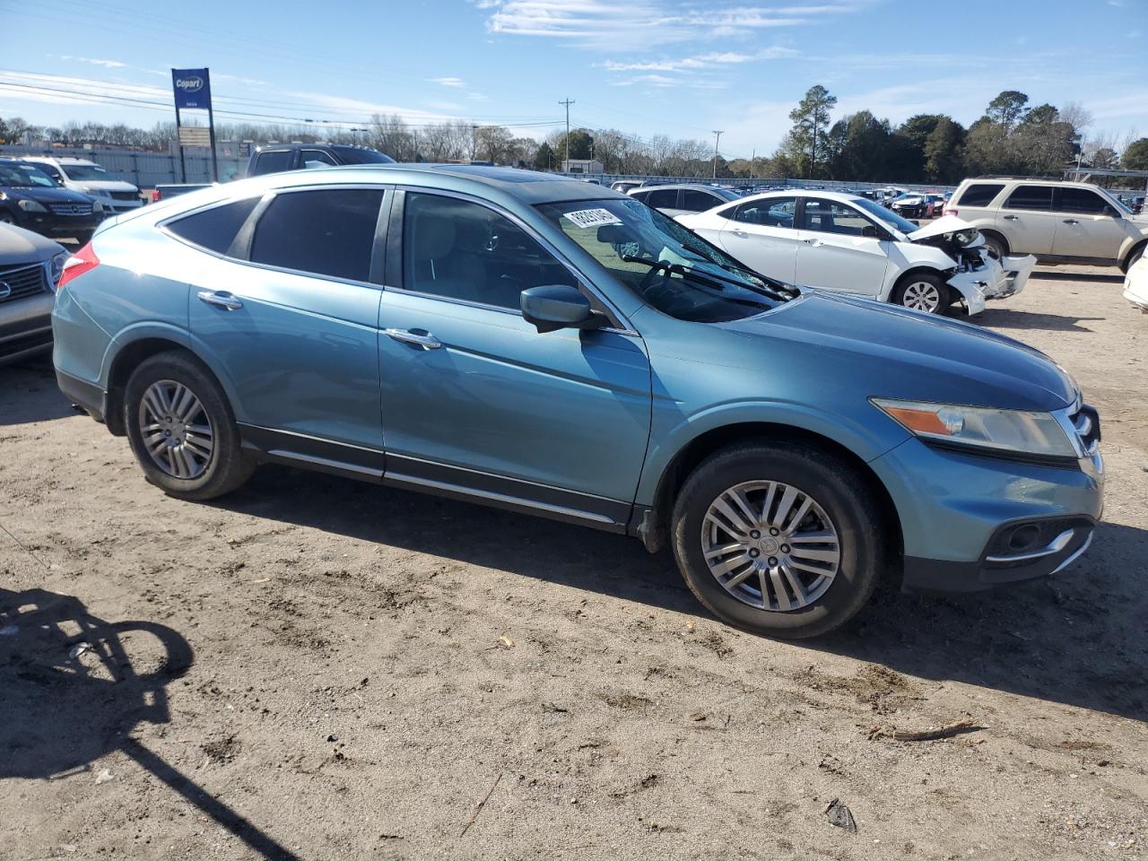 2013 Honda Crosstour Exl Blue vin: 5J6TF3H50DL004982