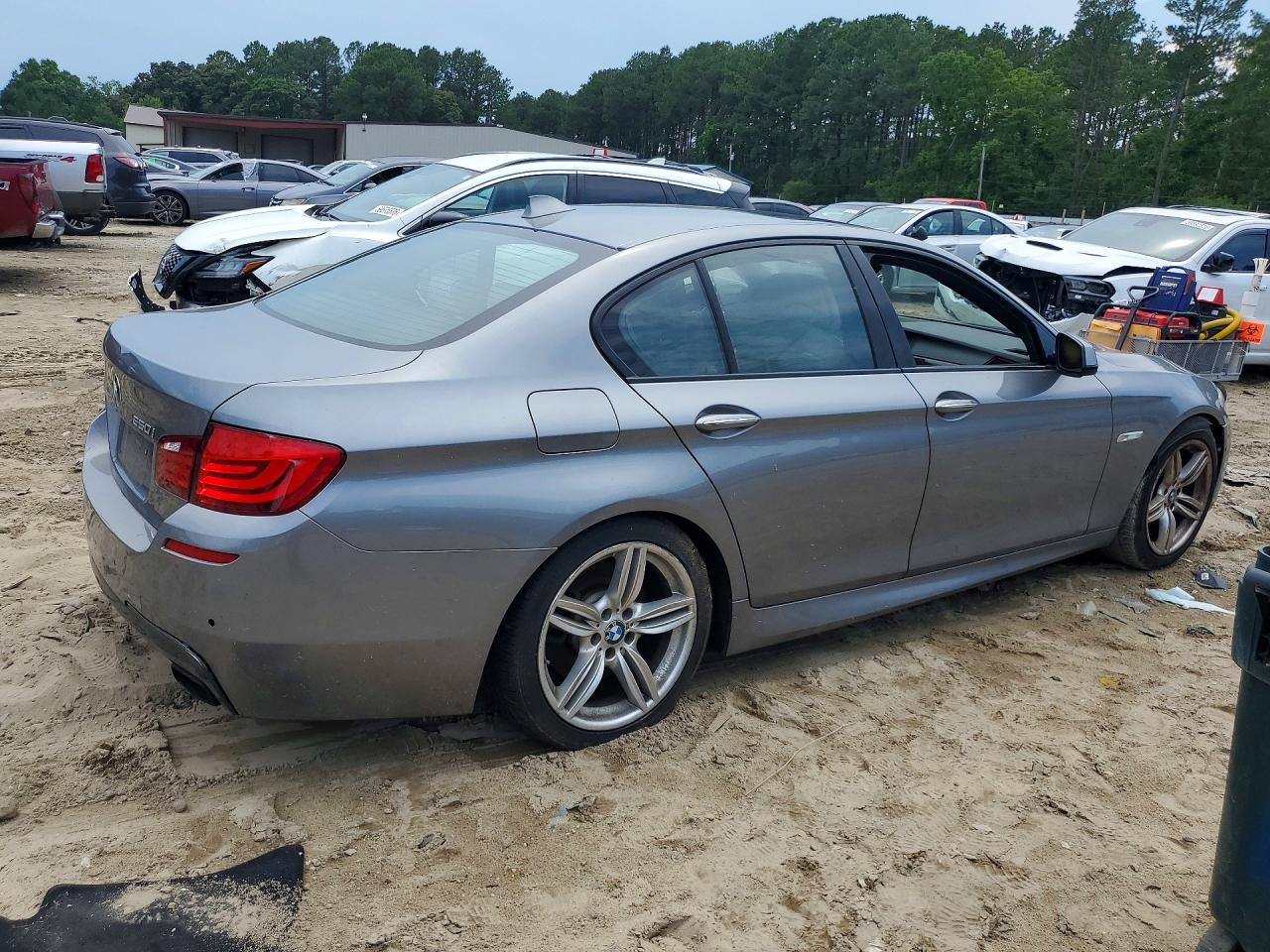 2013 Bmw 550 I Gray vin: WBAFR9C59DDX80569