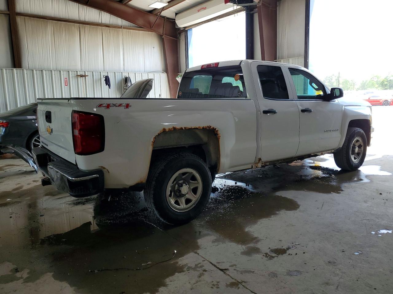 2014 Chevrolet Silverado K1500 White vin: 1GCVKPEH3EZ294441