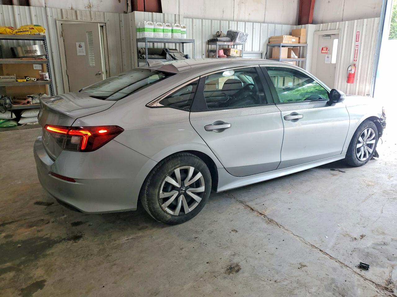 2025 Honda Civic Lx Серебряный vin: 2HGFE2F27SH604502