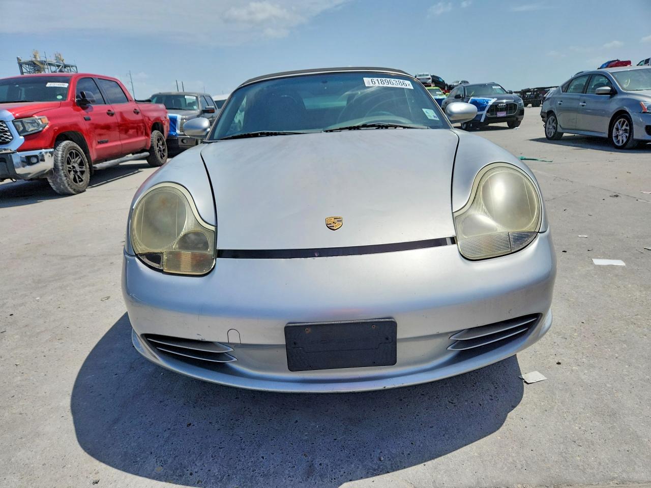 2003 Porsche Boxster Silver vin: WP0CA29813U622456