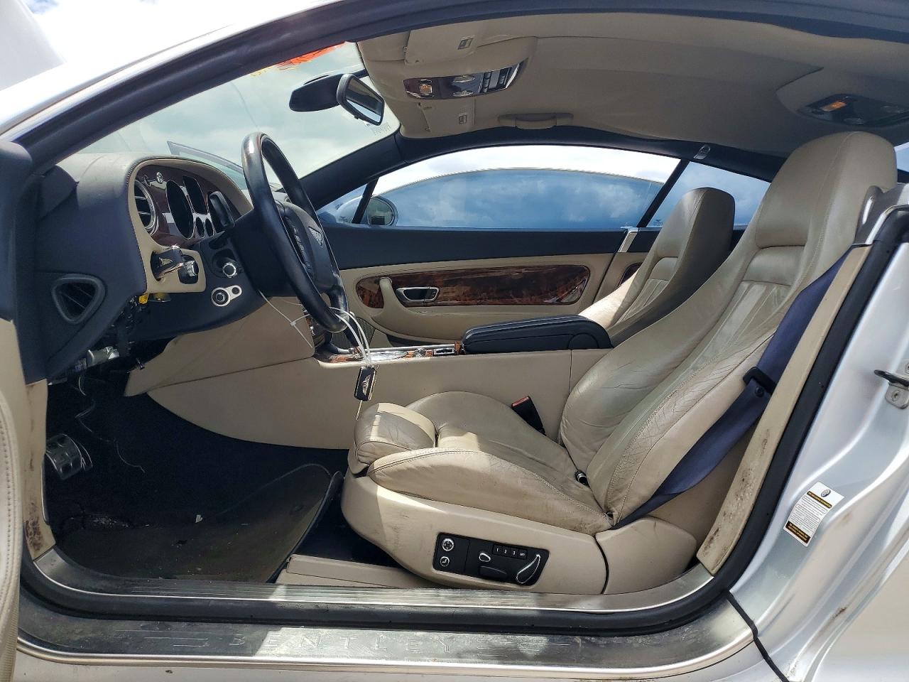 2005 Bentley Continental Gt Silver vin: SCBCR63W95C024120