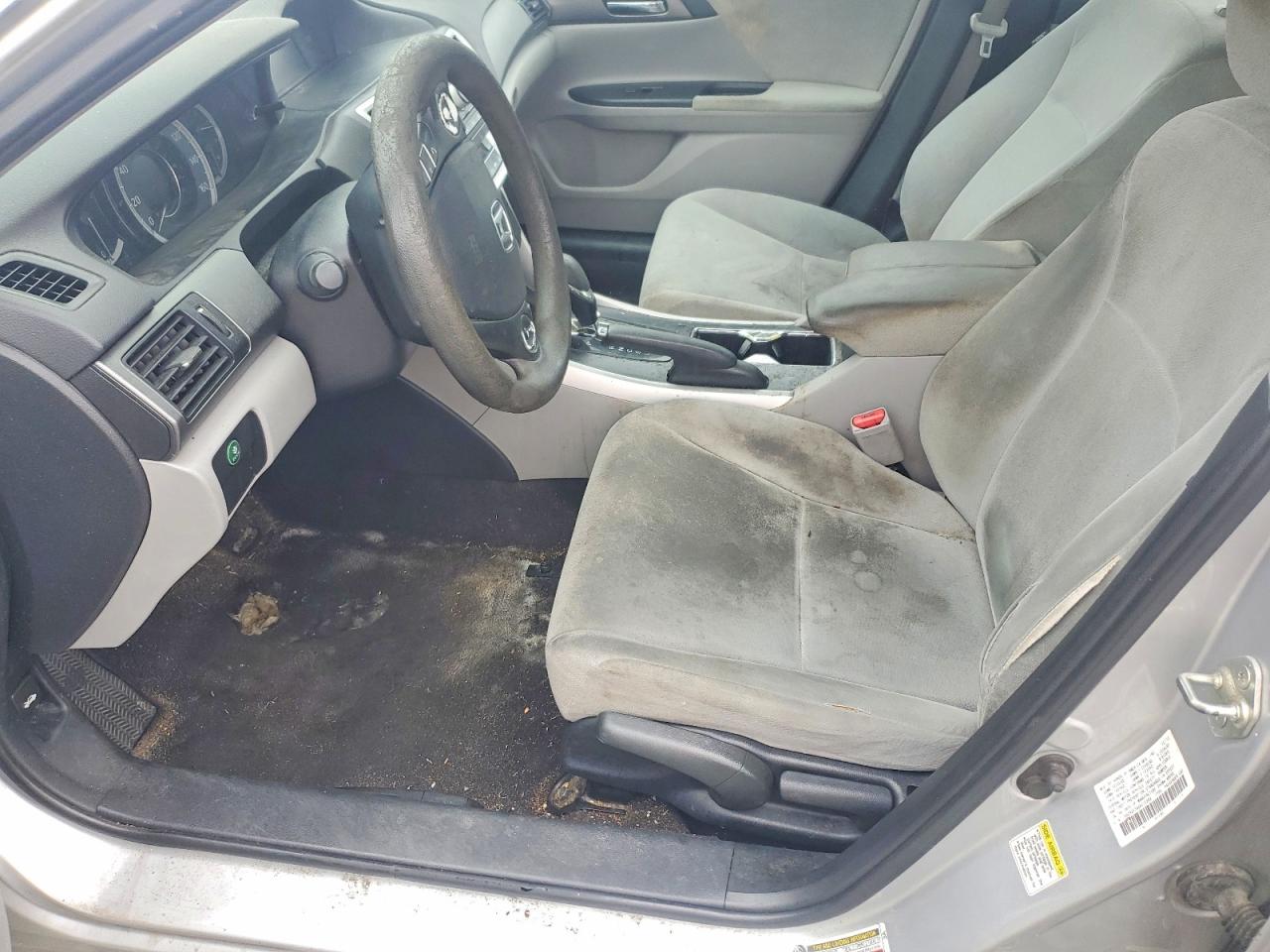 2013 Honda Accord Lx Silver vin: 1HGCR2F36DA075898