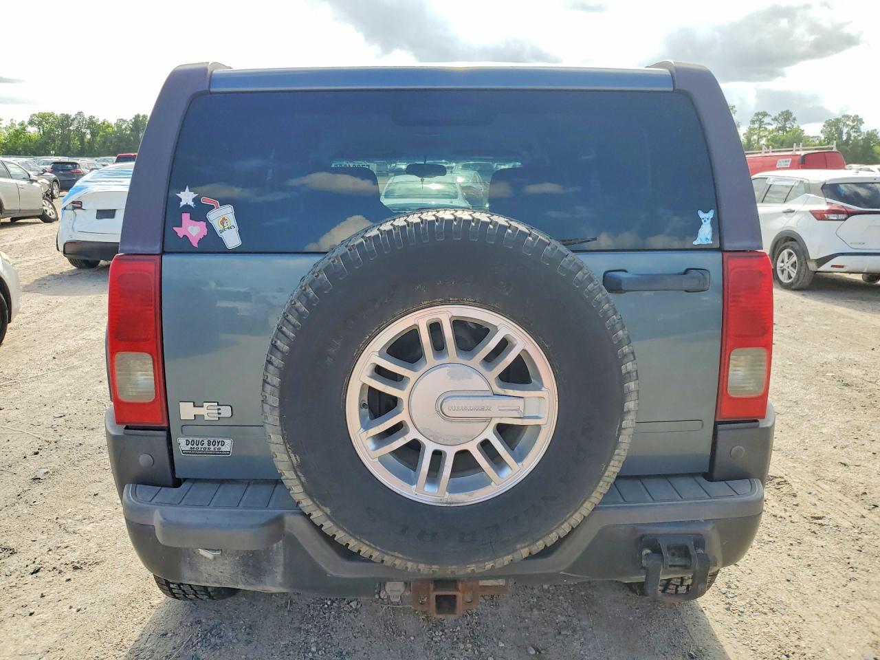 2006 Hummer H3 Серый vin: 5GTDN136968274972
