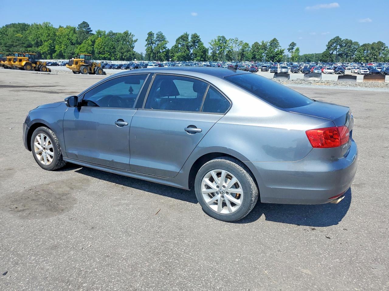 2012 Volkswagen Jetta Se Gray vin: 3VWDP7AJ4CM007738