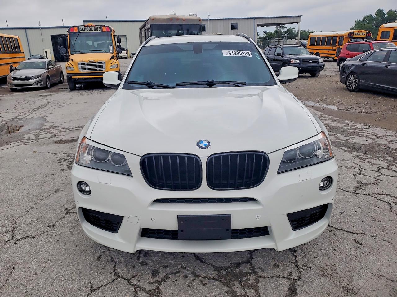 2013 Bmw X3 Xdrive35i White vin: 5UXWX7C59DL981146