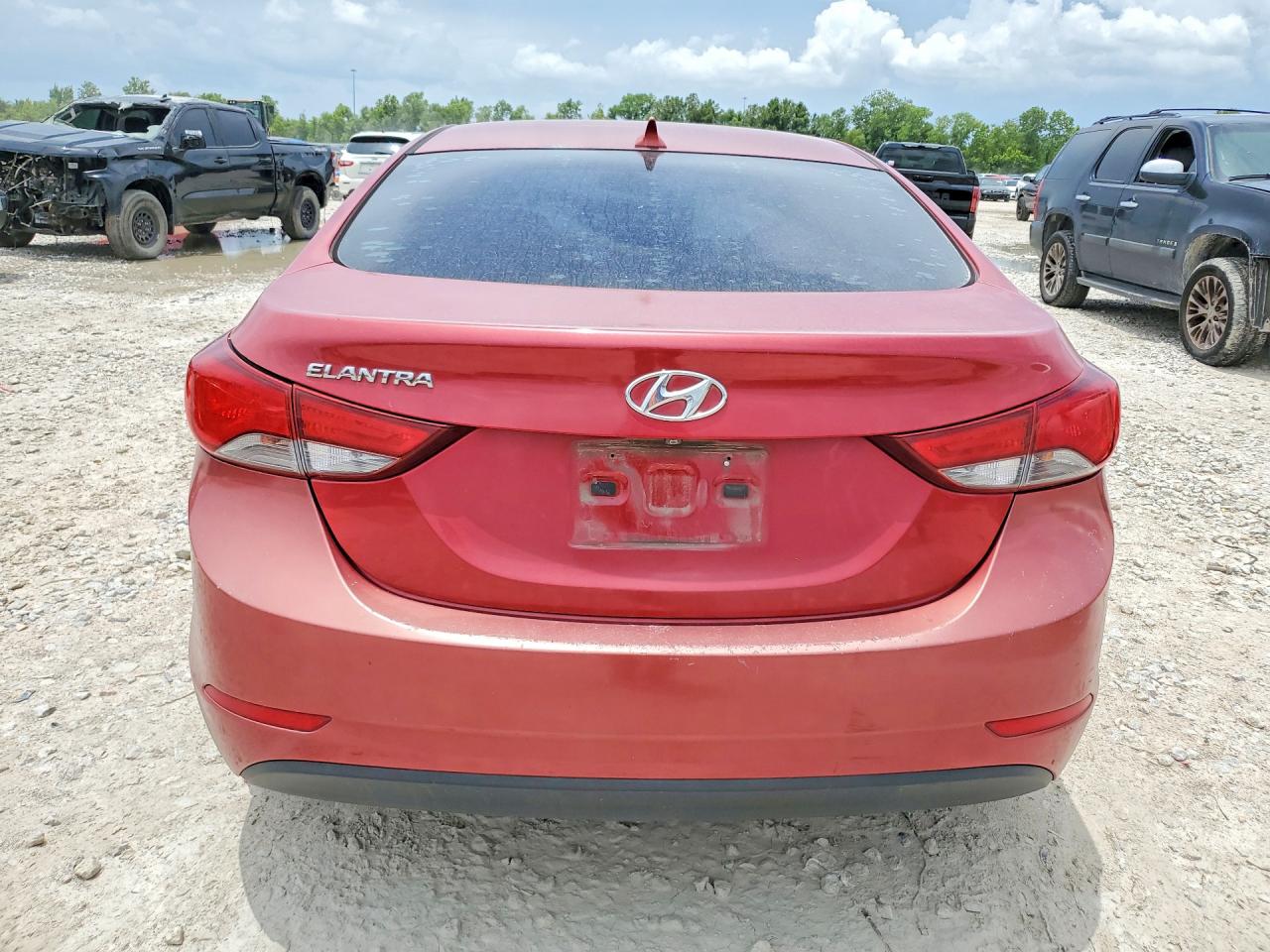 2014 Hyundai Elantra Se Красный vin: KMHDH4AE4EU186021