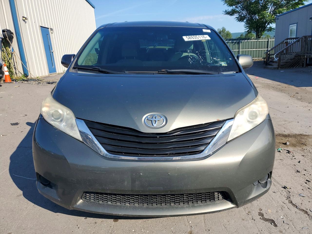 2012 Toyota Sienna Le Серый vin: 5TDKK3DC3CS186739