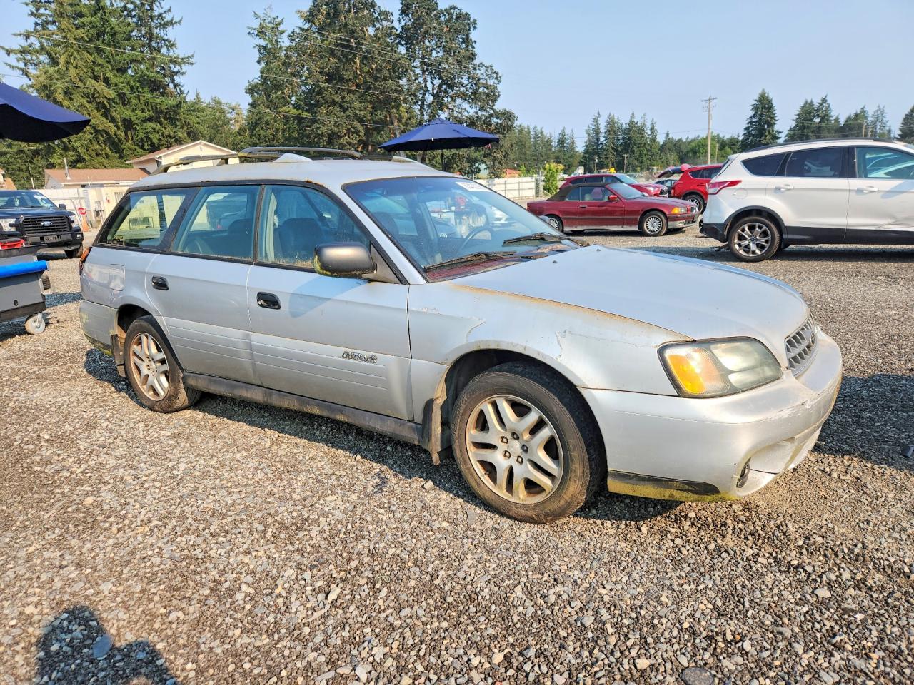 2004 Subaru Legacy Outback Awp Серебряный vin: 4S3BH675447643924