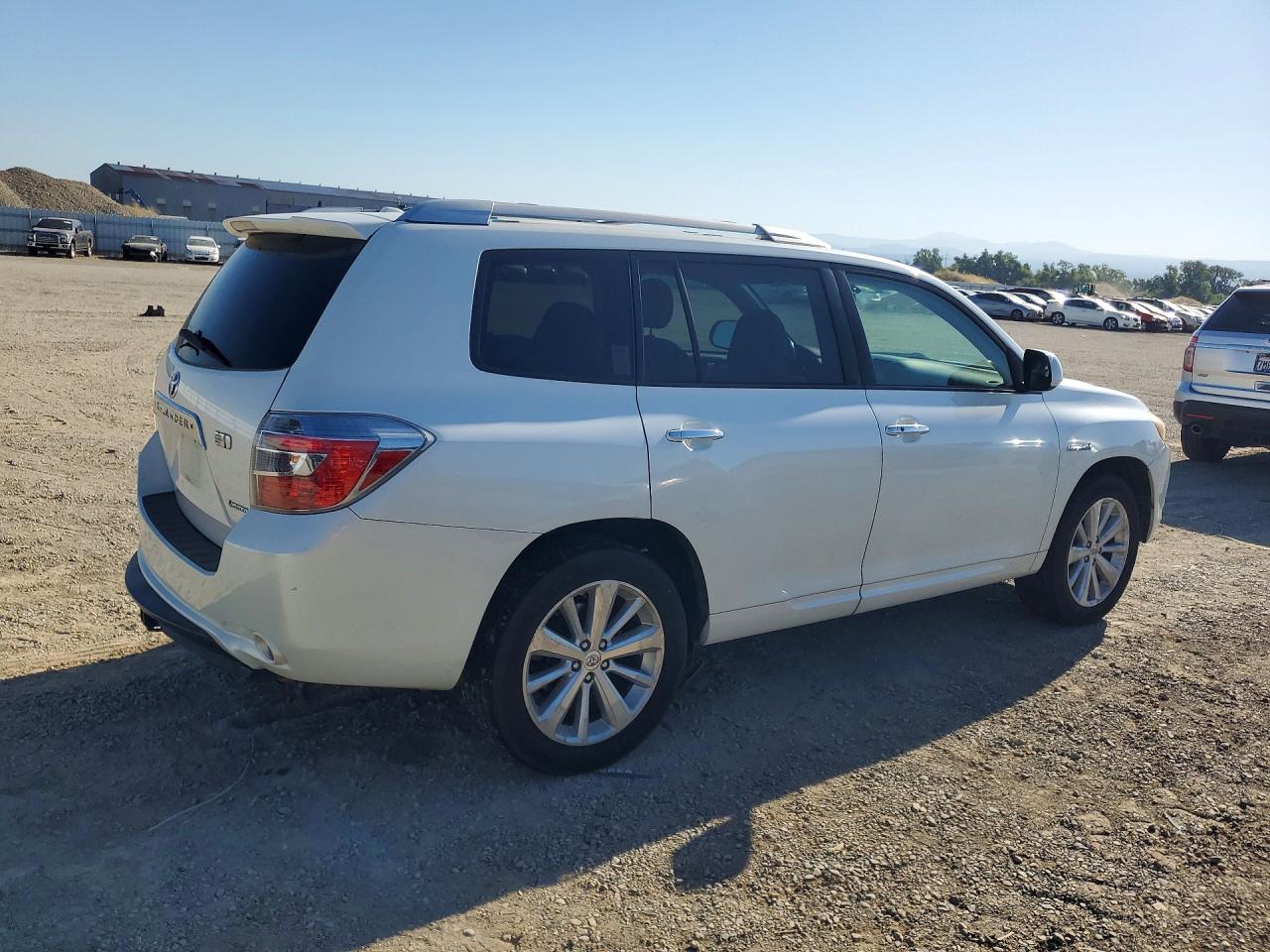 2010 Toyota Highlander Hybrid Limited Белый vin: JTEJW3EH6A2043228