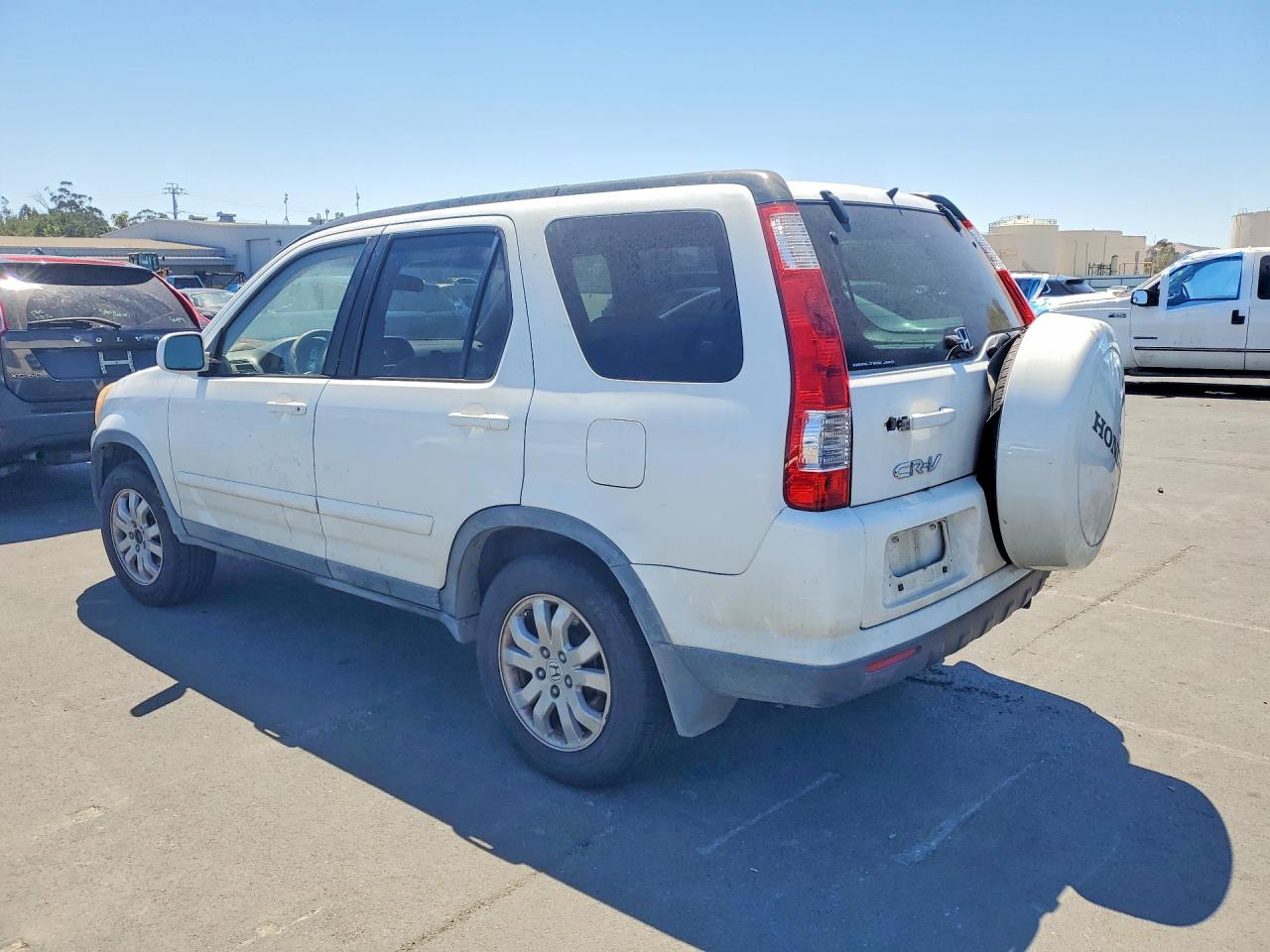 2005 Honda Cr-v Se White vin: JHLRD78985C016804