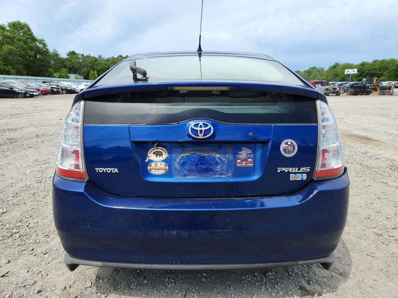 2008 Toyota Prius Base Blue vin: JTDKB20U087815335