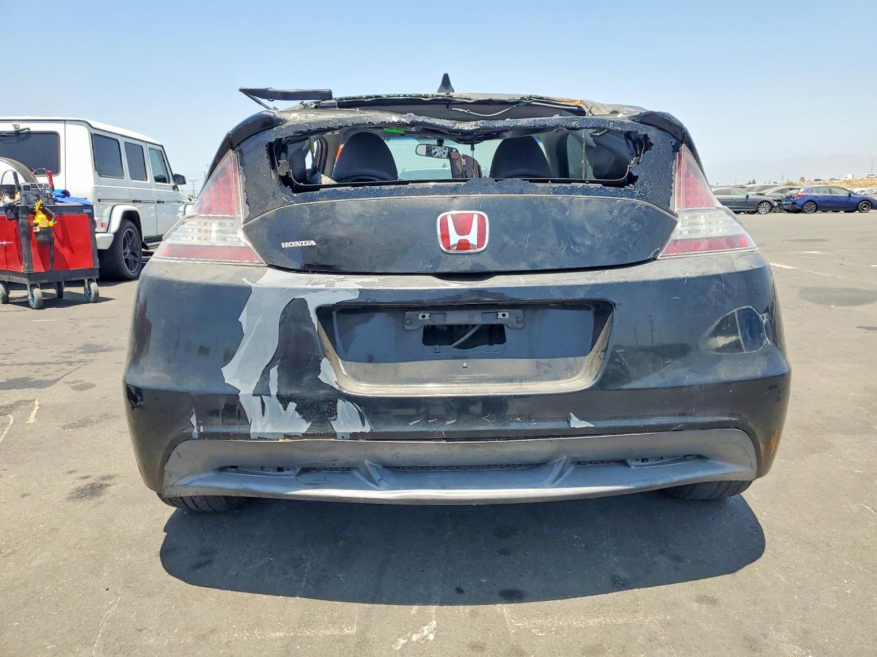 2011 Honda Cr-z Ex Black vin: JHMZF1D6XBS007487