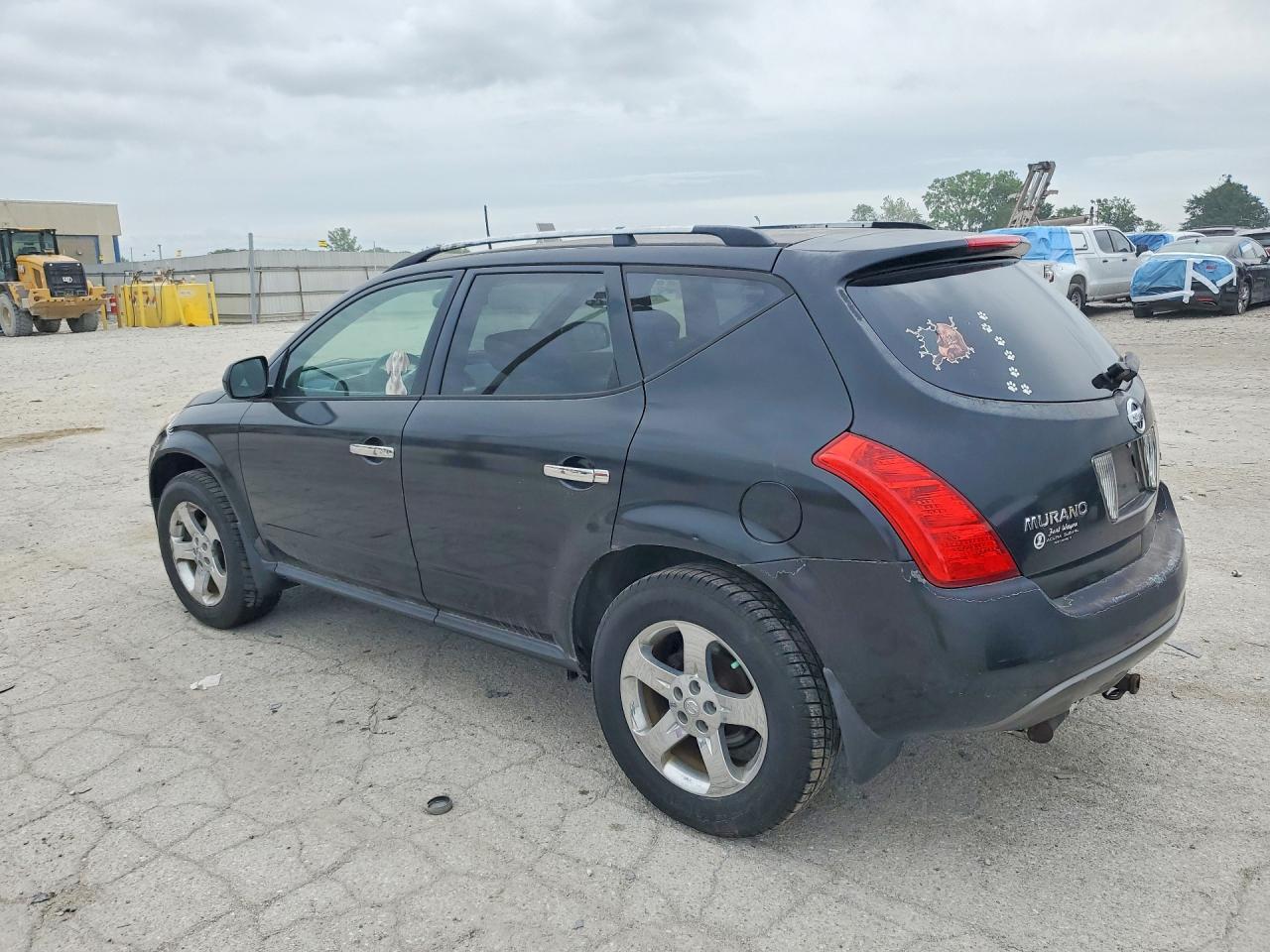2004 Nissan Murano Sl Black vin: JN8AZ08W34W304692