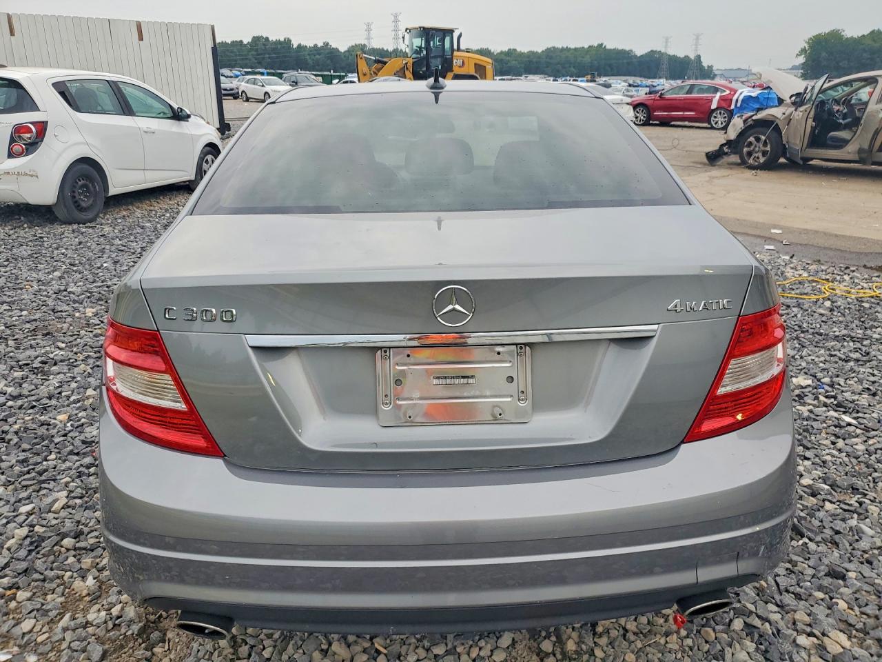 2009 Mercedes-benz C 300 4matic Silver vin: WDDGF81X89F218968