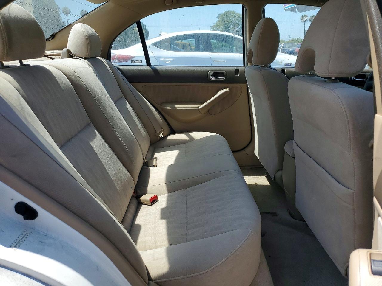 2005 Honda Civic Ex White vin: JHMES26795S000315