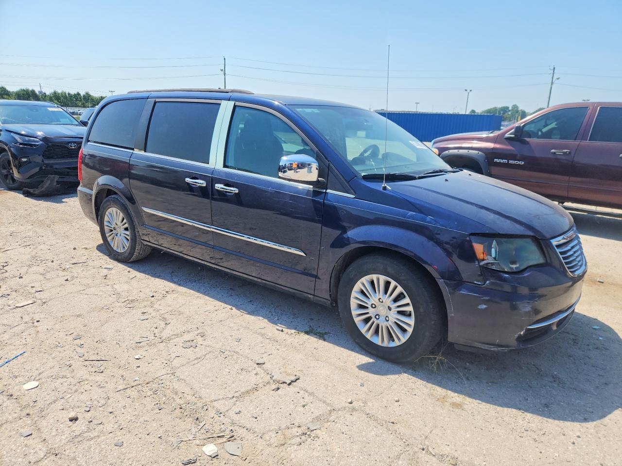 2012 Chrysler Town & Country Touring L Синий vin: 2C4RC1CG9CR339024