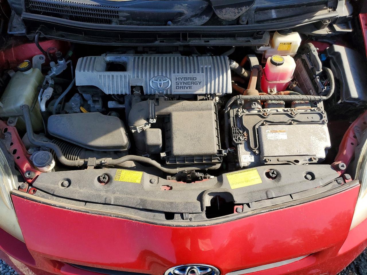 2011 Toyota Prius Three Красный vin: JTDKN3DU4B1406238