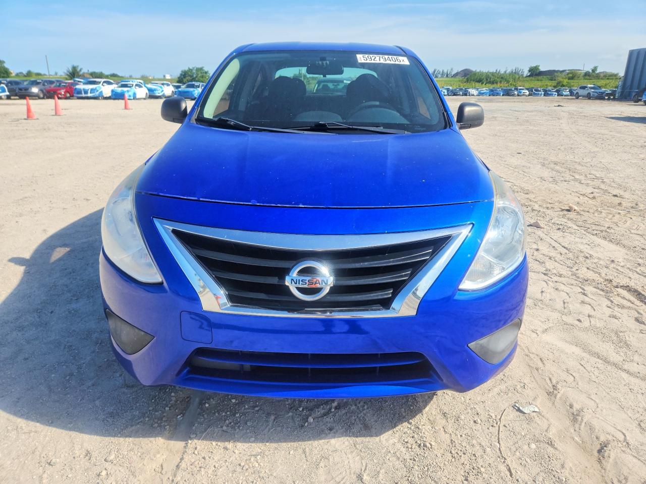 2015 Nissan Versa 1.6 S Plus Blue vin: 3N1CN7AP0FL948898