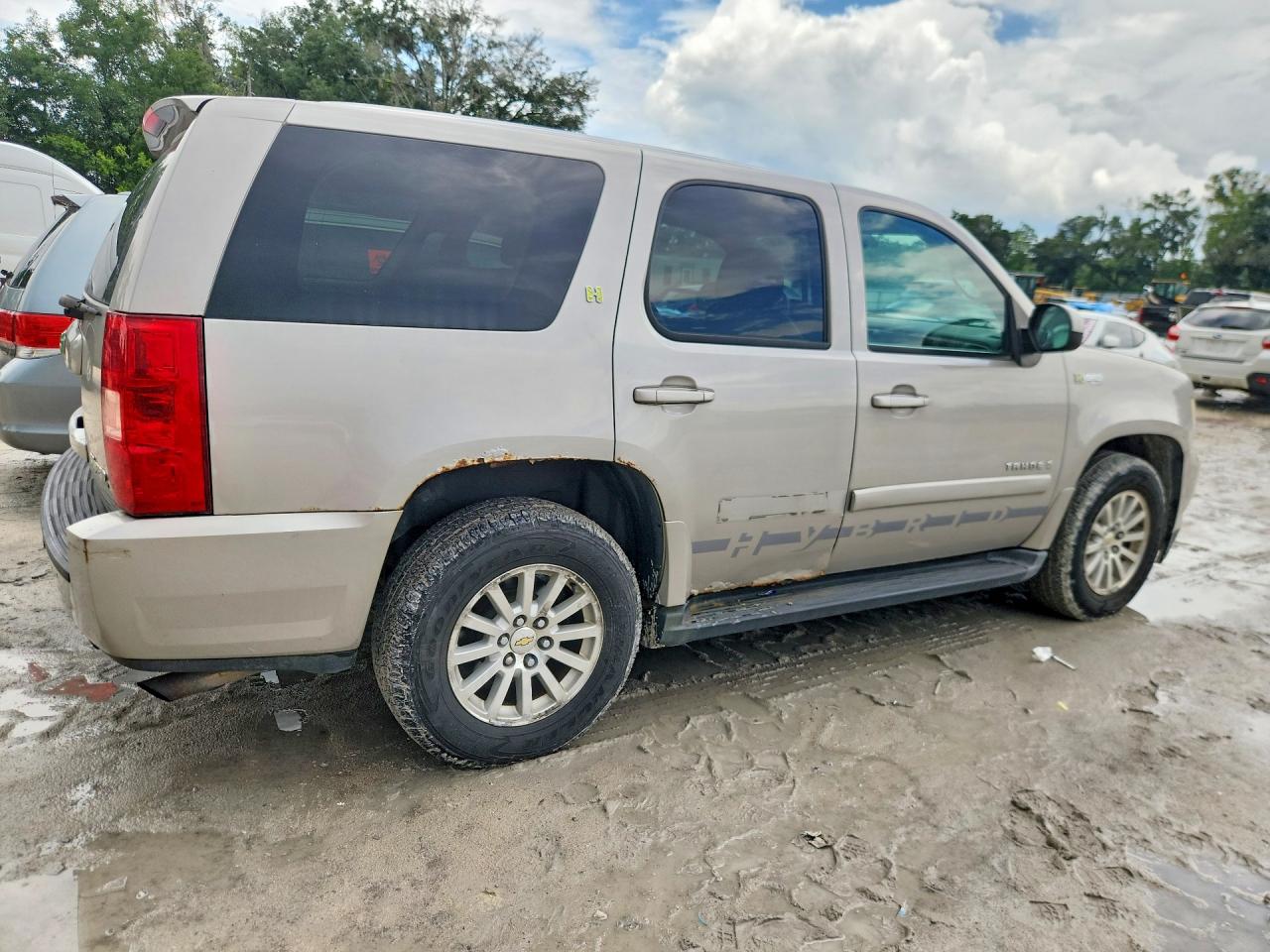 2009 Chevrolet Tahoe Hybrid Серебряный vin: 1GNFK13559R124900