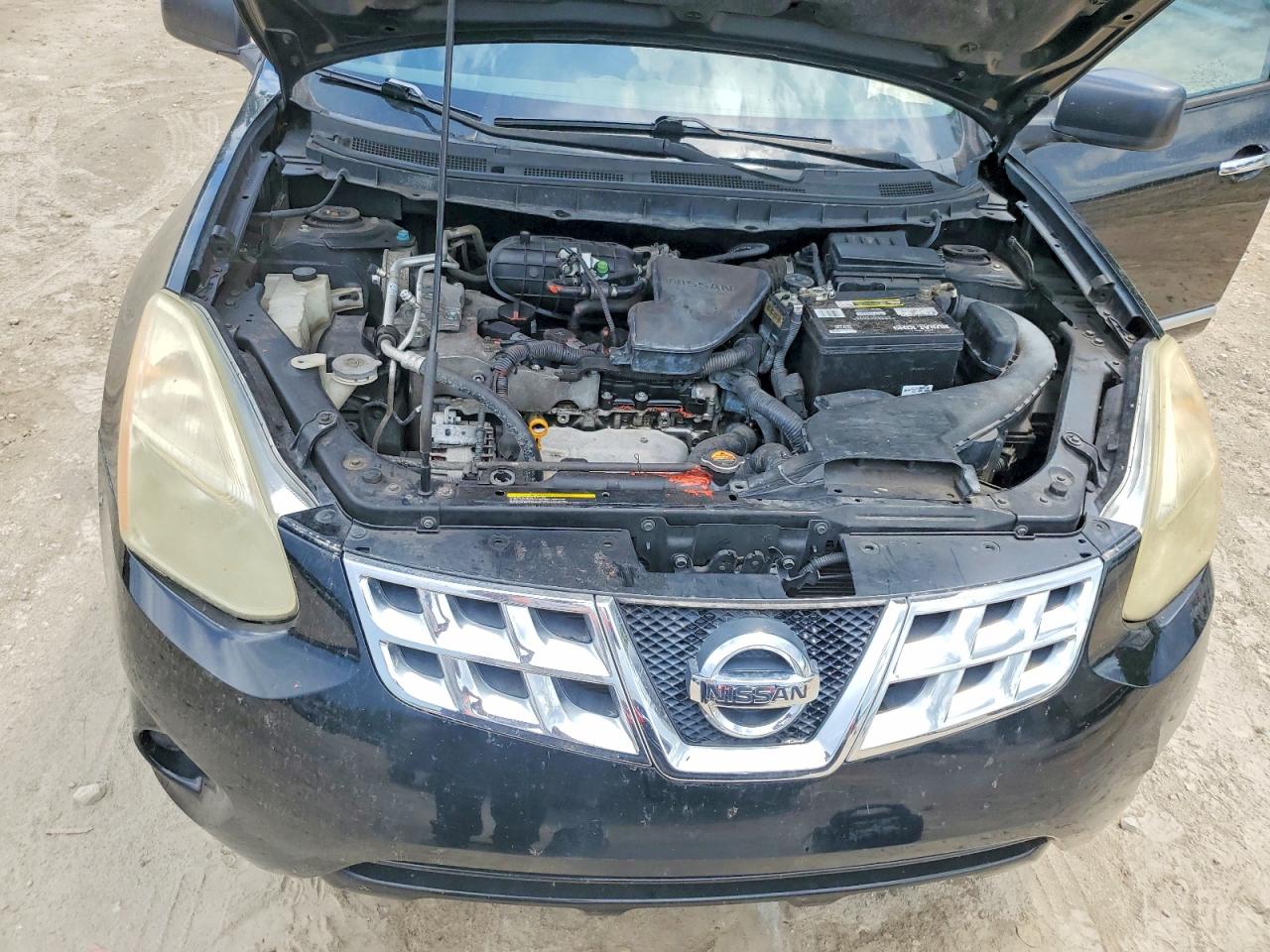 2011 Nissan Rogue S Black vin: JN8AS5MT3BW573866