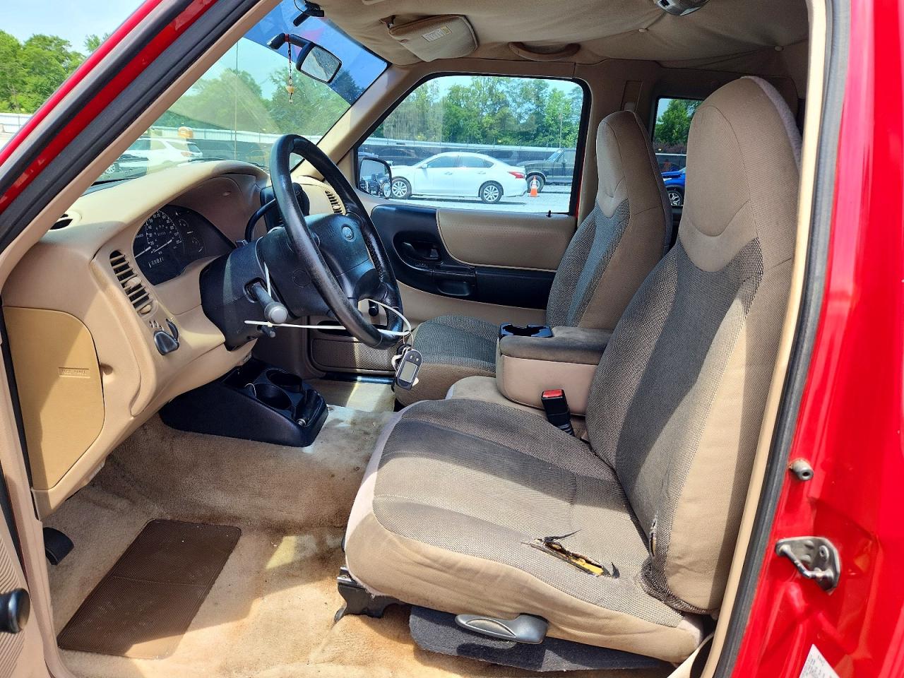 2002 Ford Ranger Super Cab Red vin: 1FTYR14U62PB00271