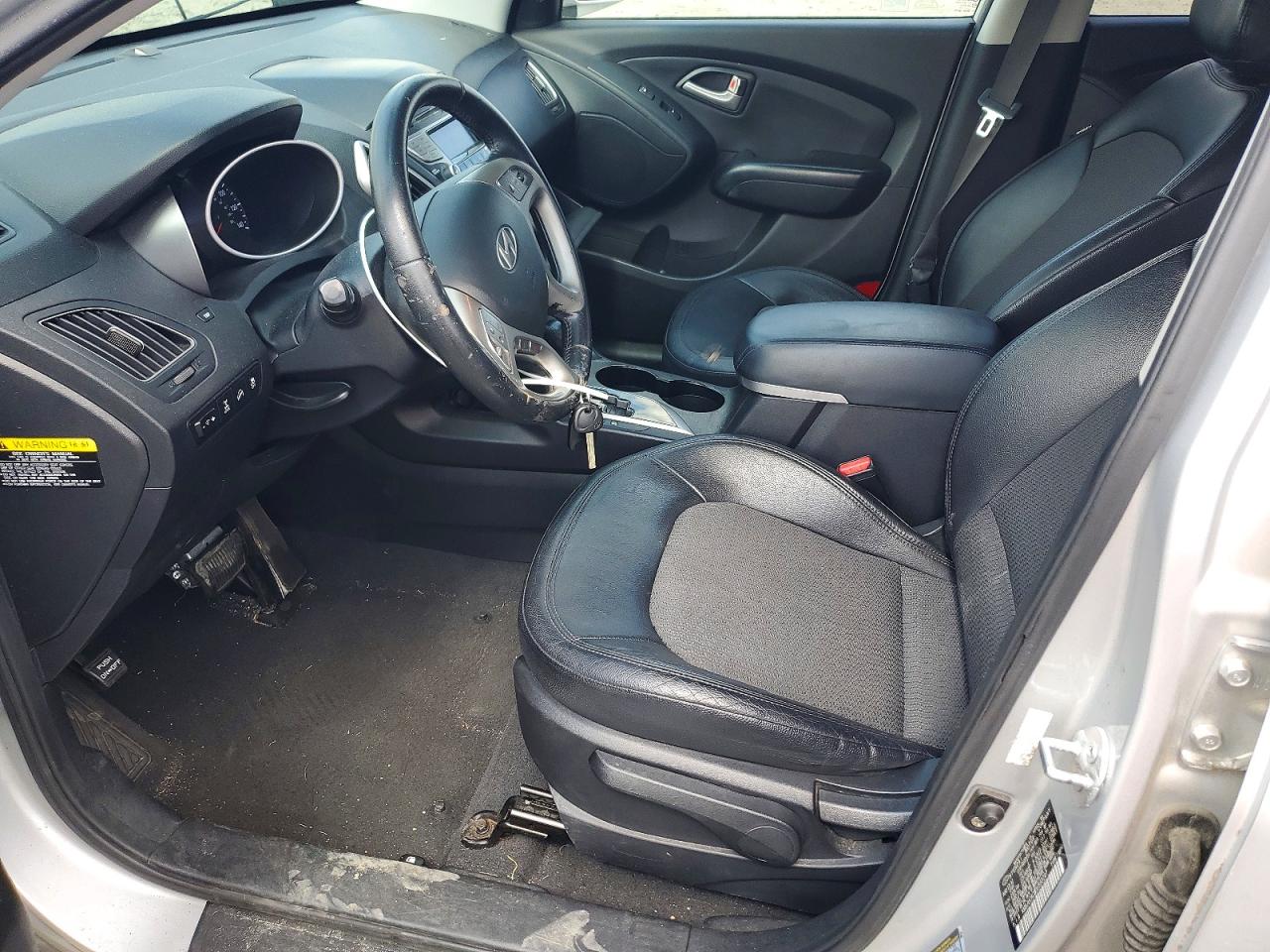 2013 Hyundai Tucson Gls Silver vin: KM8JUCAC8DU593247