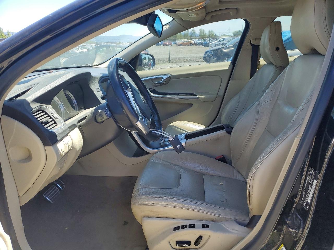 2012 Volvo S60 T5 Black vin: YV1622FS7C2110734