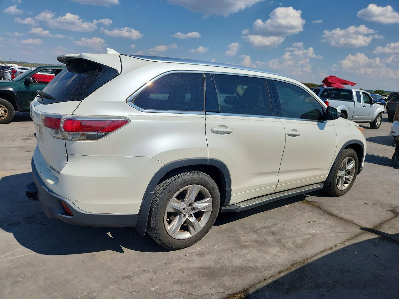2014 Toyota Highlander Limited Белый vin: 5TDDKRFH6ES028029