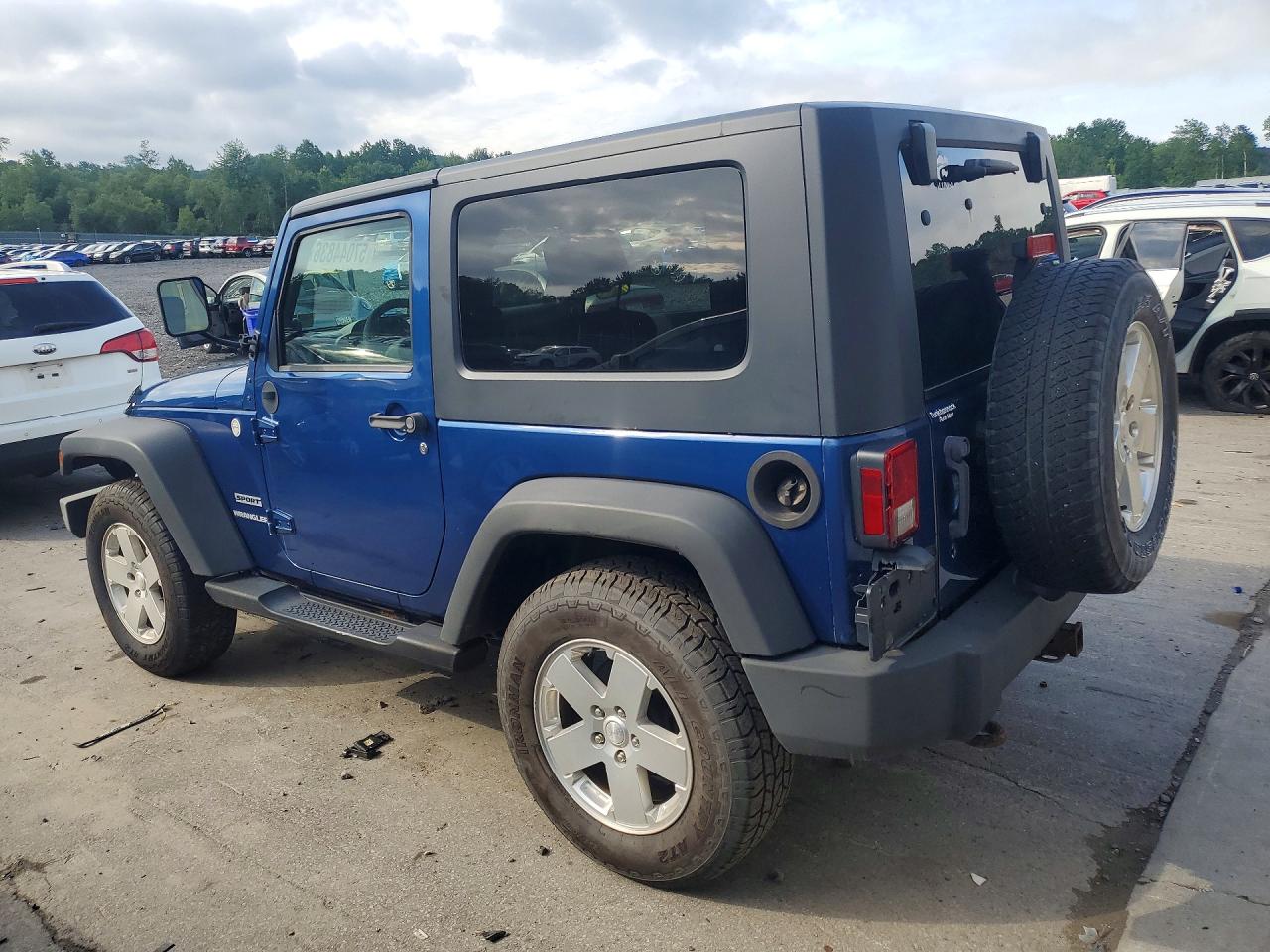 2010 Jeep Wrangler Sport Blue vin: 1J4AA2D13AL106114